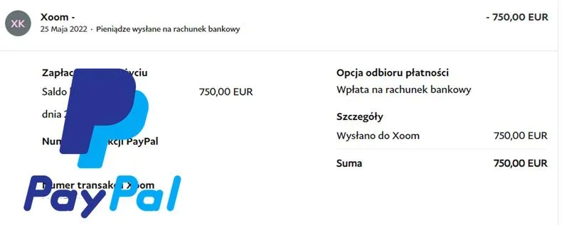 Opłaty PayPal