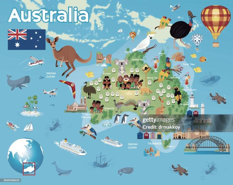 Położenie Australii